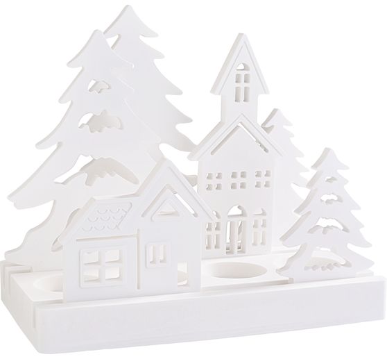 VBS Silikon-Gie&szlig;form "Winterdorf" mit Steckkante