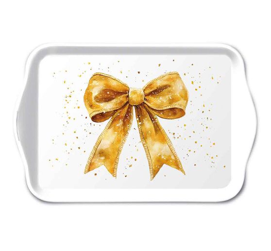 Serviette "Goldene Schleife"