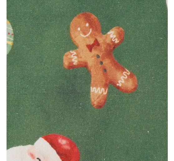 Baumwoll-Stoff Popeline "Classic Christmas"