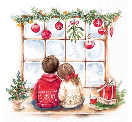 Serviette "Looking for Christmas"