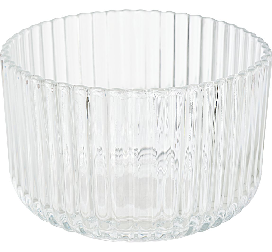 VBS Glasschale, gerillt, Ø 12 cm