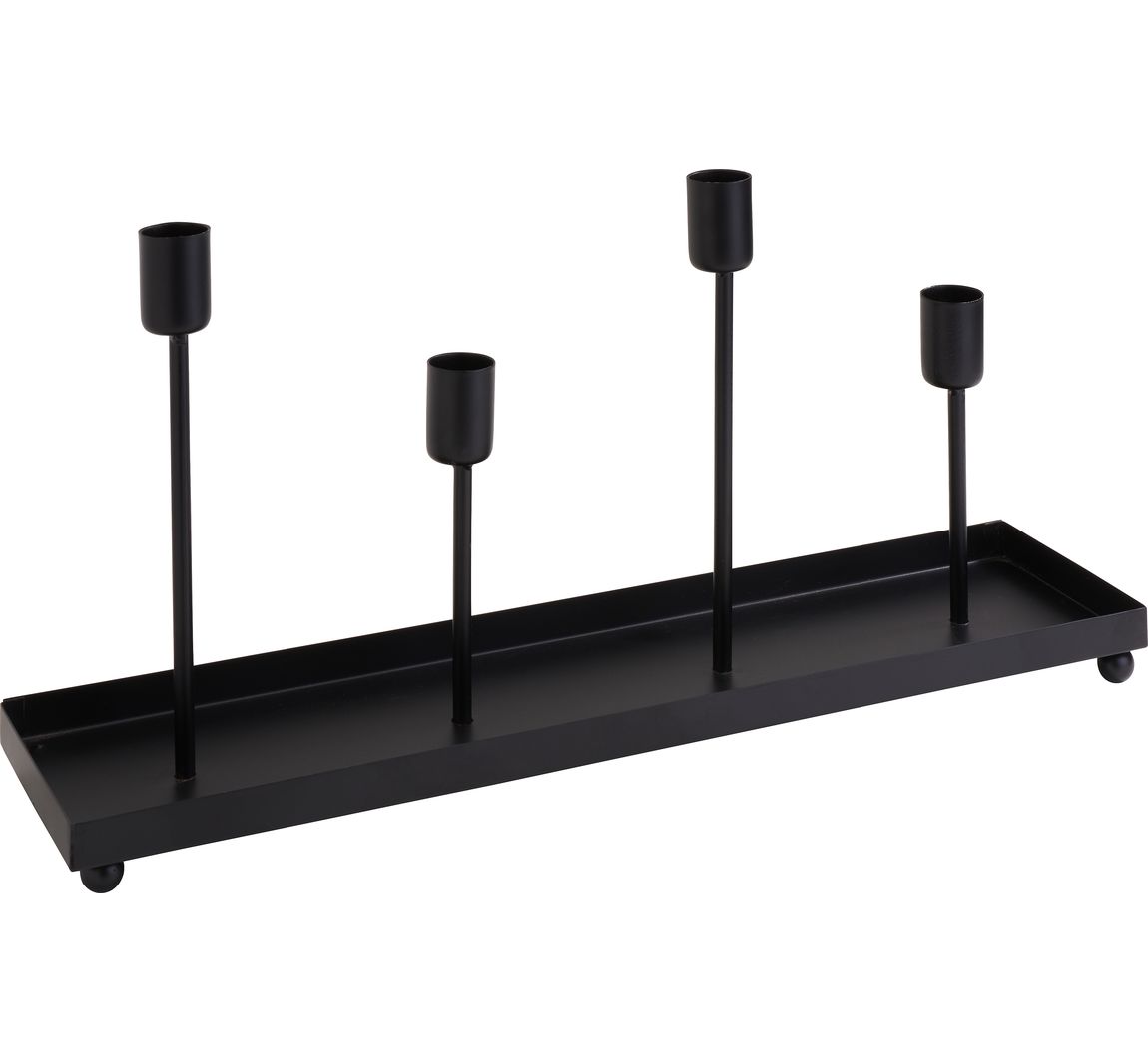 Metall-Stabkerzenhalter "Advent"