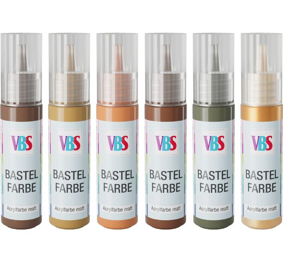 VBS Craft paint set "Whispering Woods", 6 x 20 ml