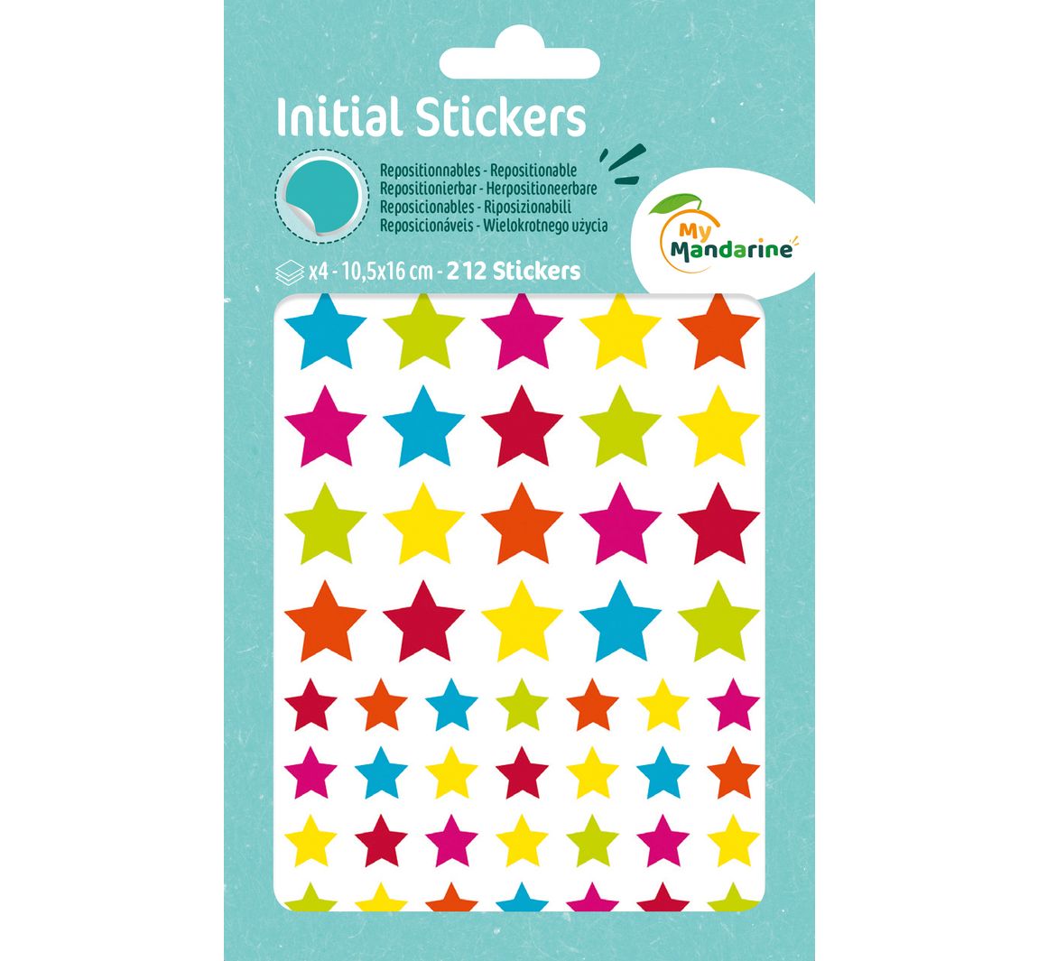 Sticker "Sterne bunt"