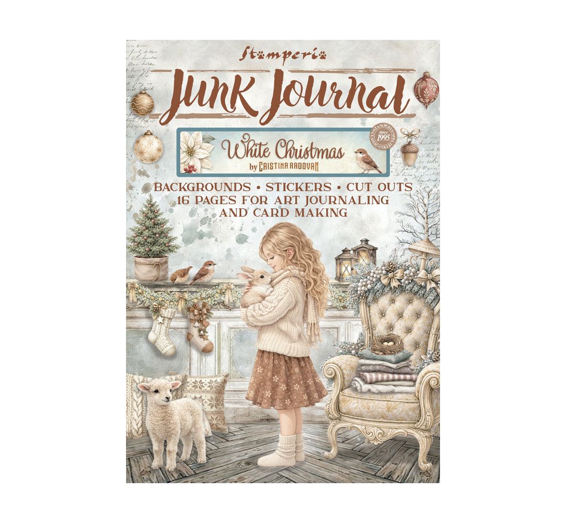 Stamperia Junk Journal Book "White Christmas"