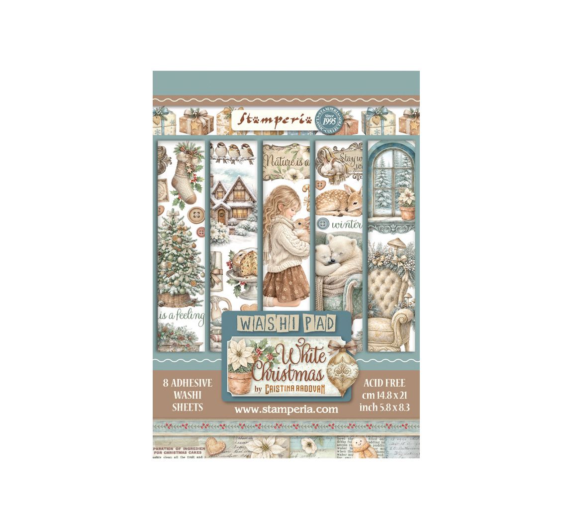 Stamperia Washi Pad "White Christmas"