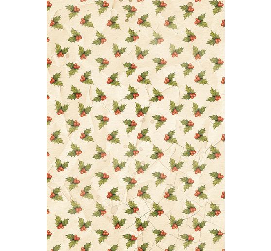 Stamperia Motif straw silk backgrounds "Silent Night", DIN A6, set of 8