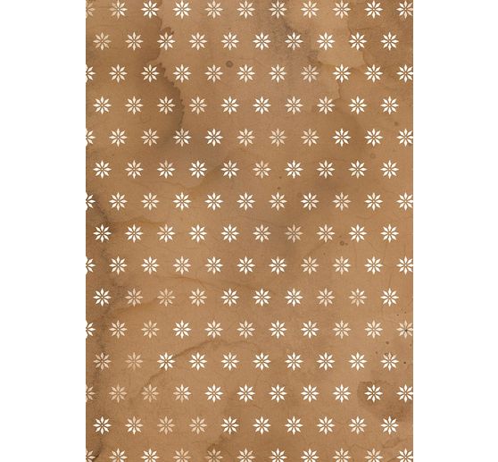 Stamperia Motif straw silk backgrounds "Silent Night", DIN A6, set of 8