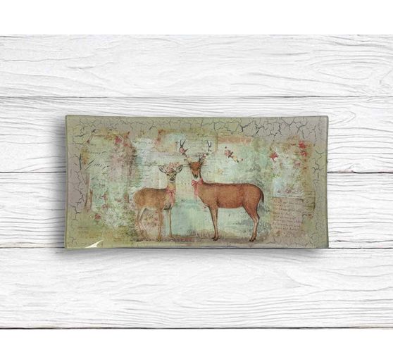 Stamperia Motif straw silk "Winter Magic - Deer"