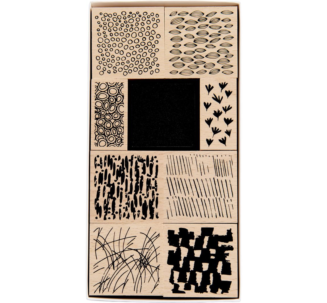 XL Stempel-Set "Texturen"