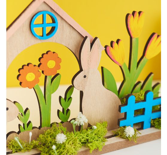 VBS Holz-Steckmotiv "Hasenhaus"