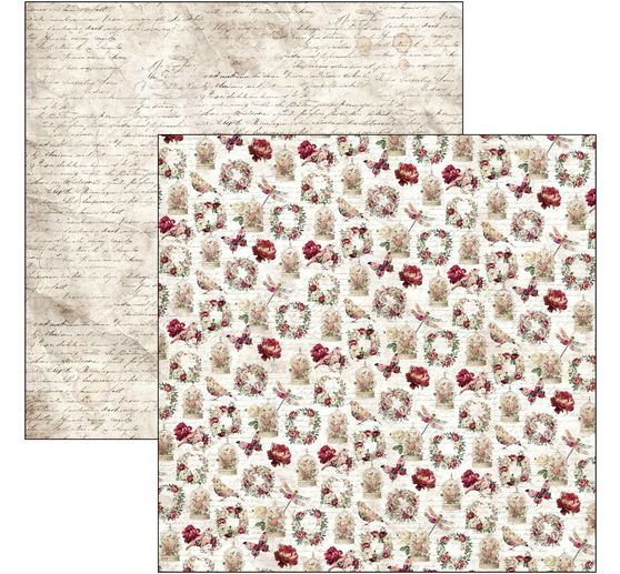 Ciao Bella Scrapbook-Papier "Bohemian Burgundy"