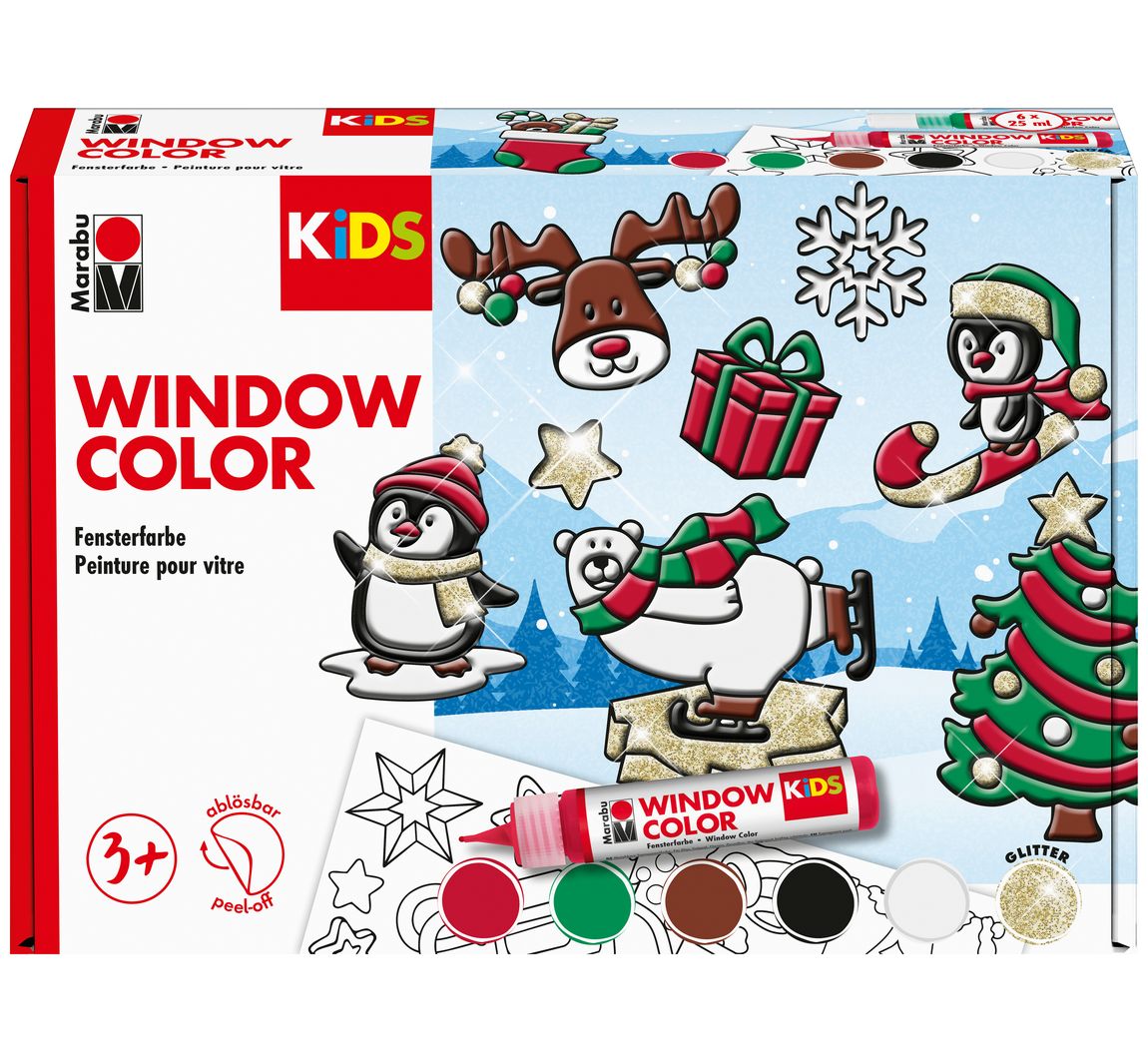KiDS Window Color "Winterspaß", 6 x 25 ml