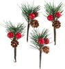 VBS Berry picks with pine cone, 4 pcs.