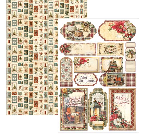 Ciao Bella Papier-Set "Merry & Bright"