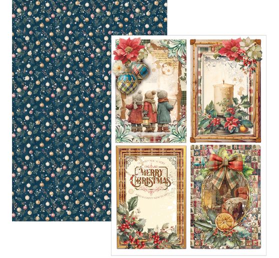 Ciao Bella Papier-Set "Merry & Bright"