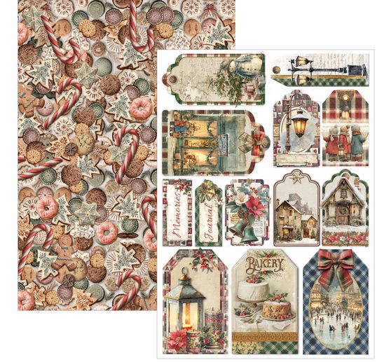 Ciao Bella Papier-Set "Merry & Bright"
