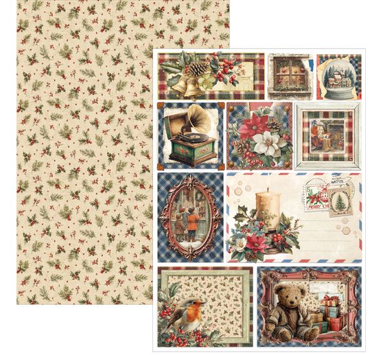Ciao Bella Papier-Set "Merry & Bright"