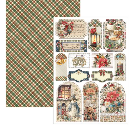 Ciao Bella Papier-Set "Merry & Bright"