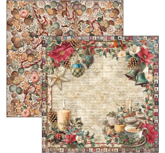 Ciao Bella Scrapbook-Papier "Merry & Bright"