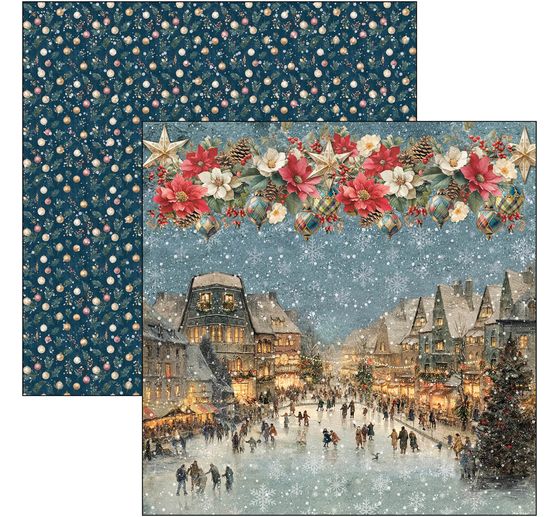 Ciao Bella Scrapbook-Papier "Merry & Bright"