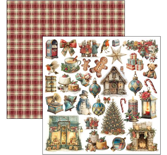Ciao Bella Scrapbook-Papier "Merry & Bright"