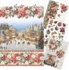 Ciao Bella Motiv-Strohseiden Sortiment "Merry & Bright", 4er-Set