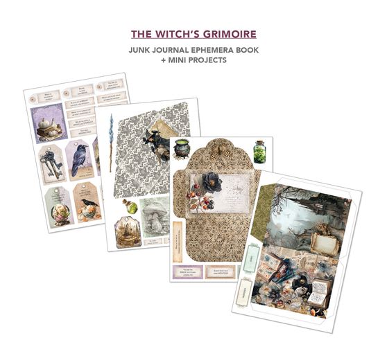 Ciao Bella Junk Journal & Ephemera Book "The Witch's Grimoire"