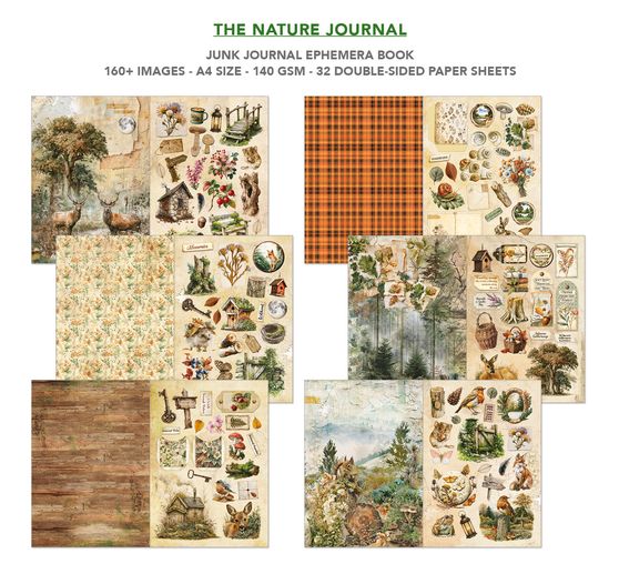 Ciao Bella Junk Journal & Ephemera Book "The Nature Journal"