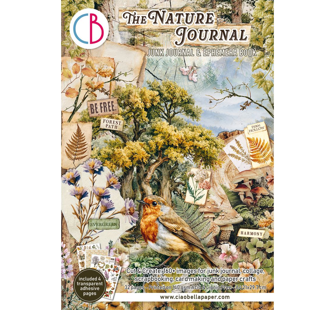 Ciao Bella Junk Journal & Ephemera Book "The Nature Journal"