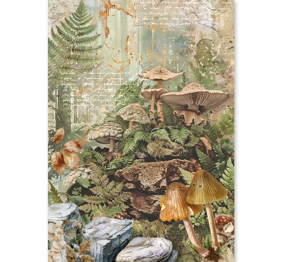 Ciao Bella Motiv-Strohseiden Sortiment "The Nature Journal", 8er-Set