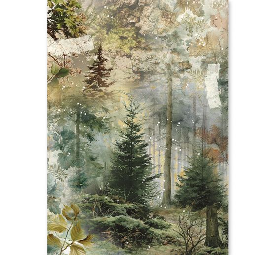 Ciao Bella Motiv-Strohseiden Sortiment "The Nature Journal", 8er-Set