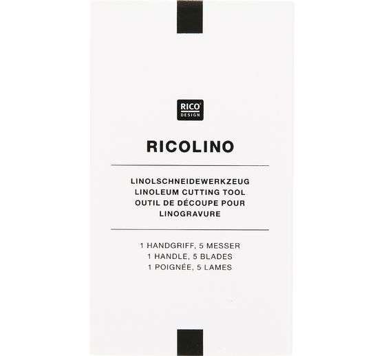 Rico Design Linolschnittwerkzeug, 6-teilig