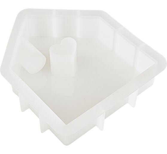 VBS Silicone mould "House with candle holder"