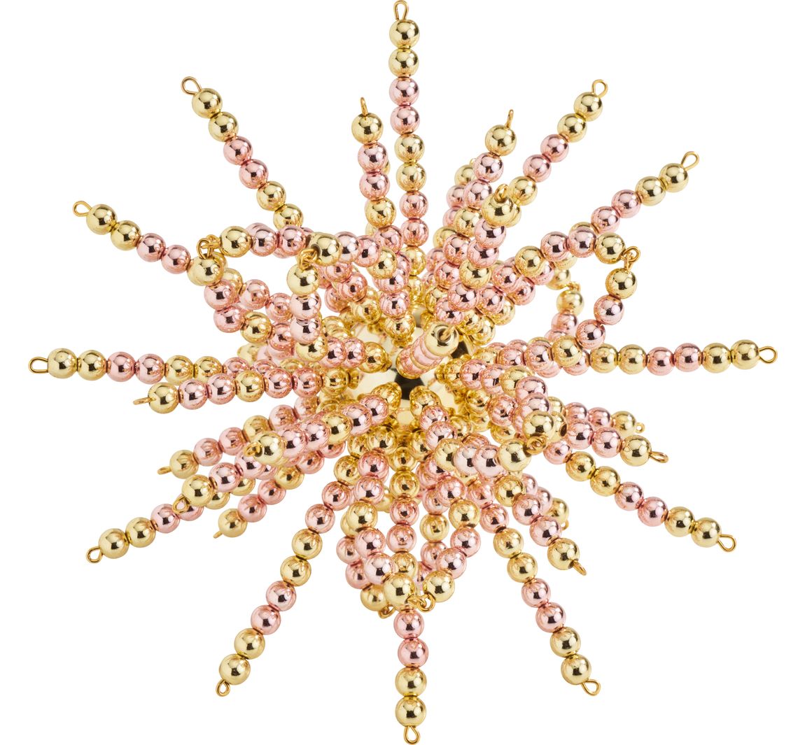 Perlenstern-Komplettset "Light Pink-Gold"