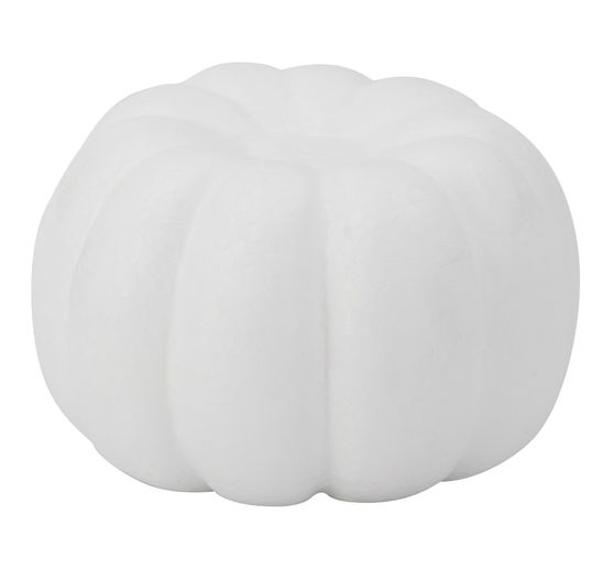 Styrofoam pumpkin, 8 cm, 2 pieces