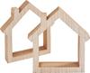 VBS Holz-Rahmen "Haus", 2 St&uuml;ck
