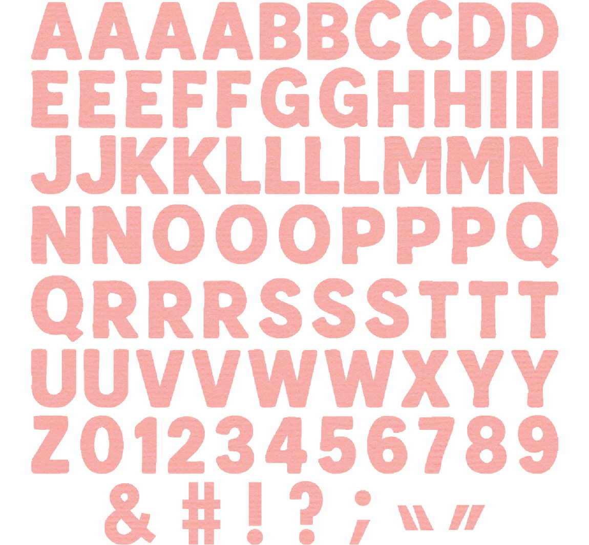 Sizzix Thinlits Stanzschablone "Mini Bold Alpha by Vicki Boutin"