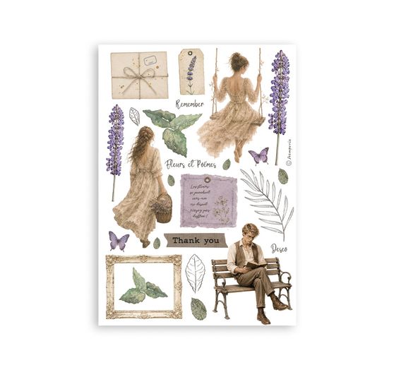 Stamperia Washi Pad "Flowers and Poems"