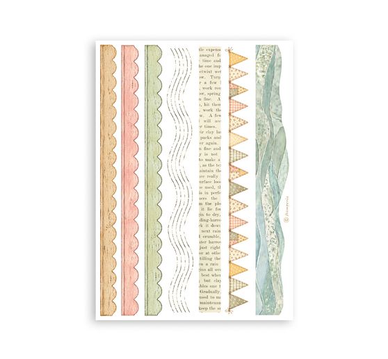 Stamperia Washi Pad "Cozy Family"