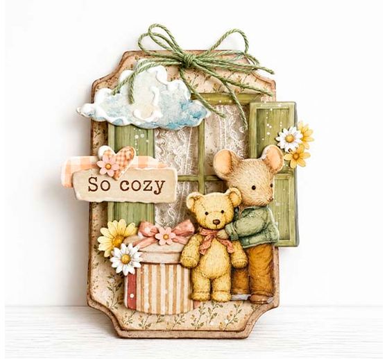 Stamperia Stanzmotive "Cozy Family"