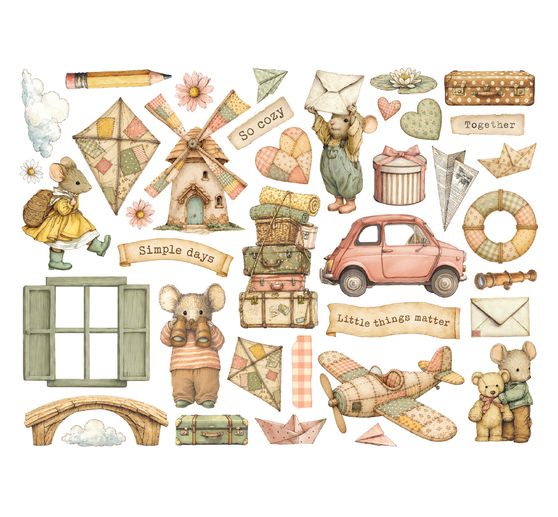 Stamperia Stanzmotive "Cozy Family"