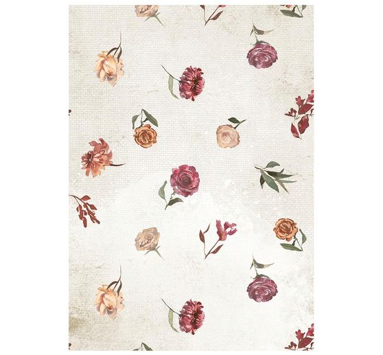Stamperia Motiv-Strohseide Backgrounds "Our Way", DIN A6, 8er Set