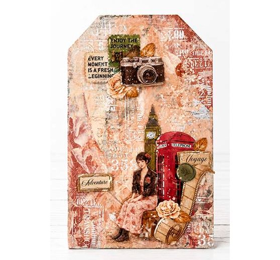 Stamperia Schablone "Our Way - Tickets", 12 x 25 cm
