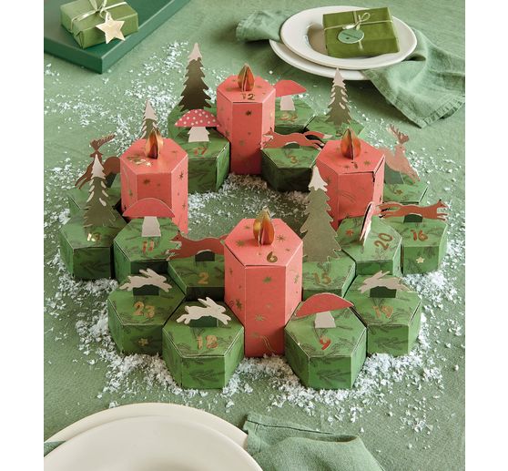 Adventskalender Bastelset "Waldtiere"