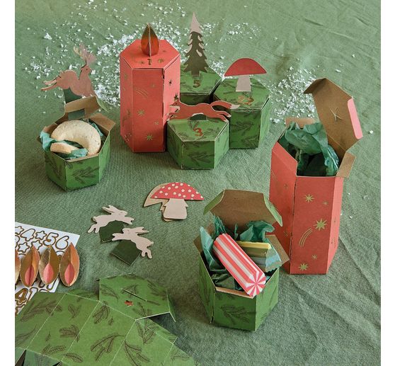 Adventskalender Bastelset "Waldtiere"