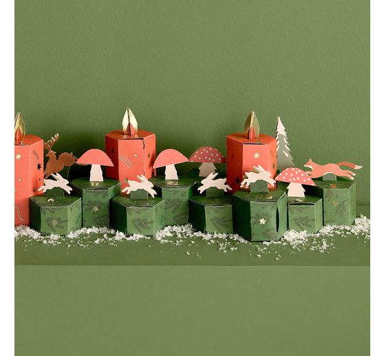 Adventskalender Bastelset "Waldtiere"