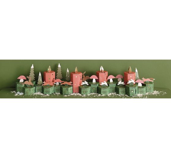 Adventskalender Bastelset "Waldtiere"