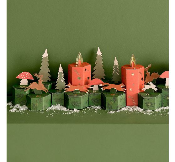 Adventskalender Bastelset "Waldtiere"