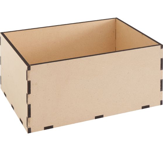VBS Holzbox ohne Deckel, MDF-Holz